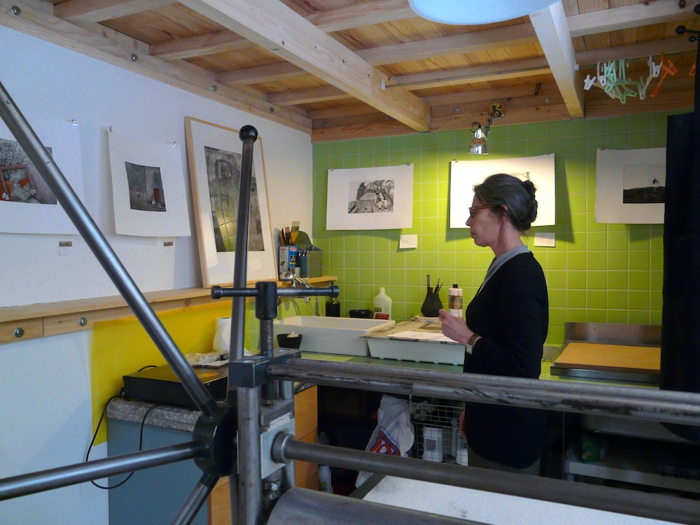 atelier de Christine Gendre-Bergère - mai 2009