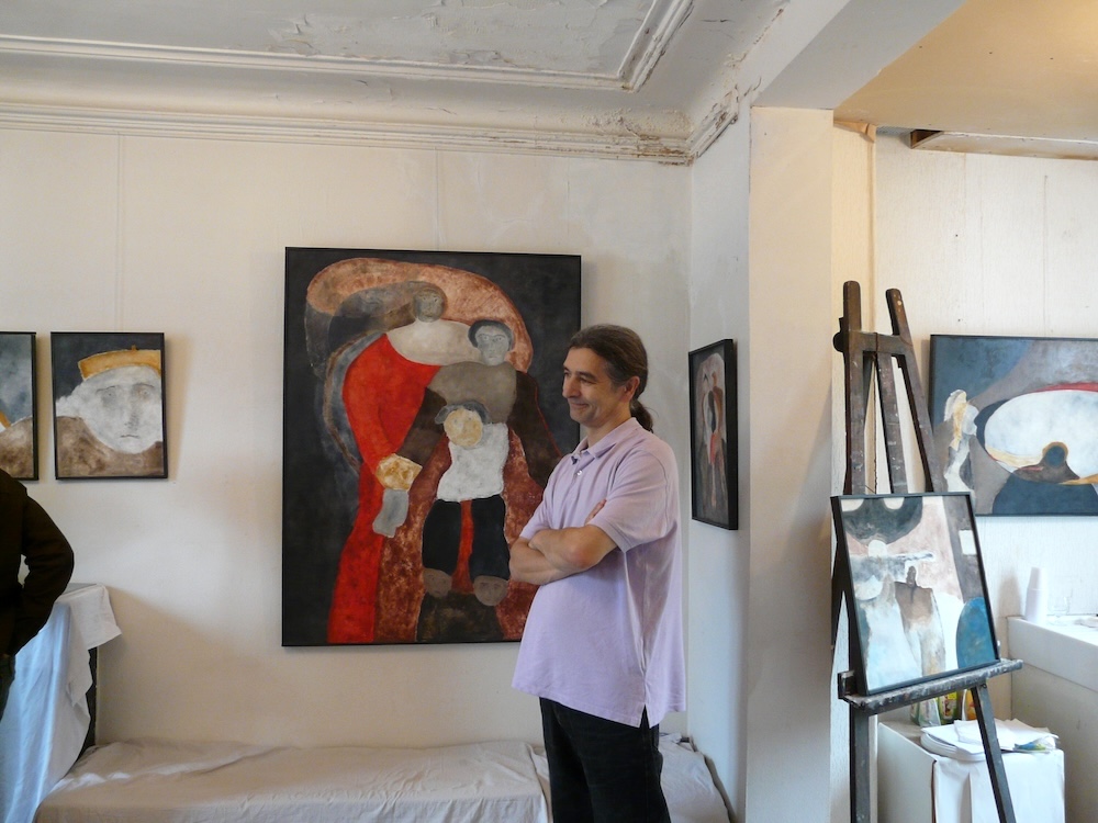 atelier de René Celhay - mai 2008